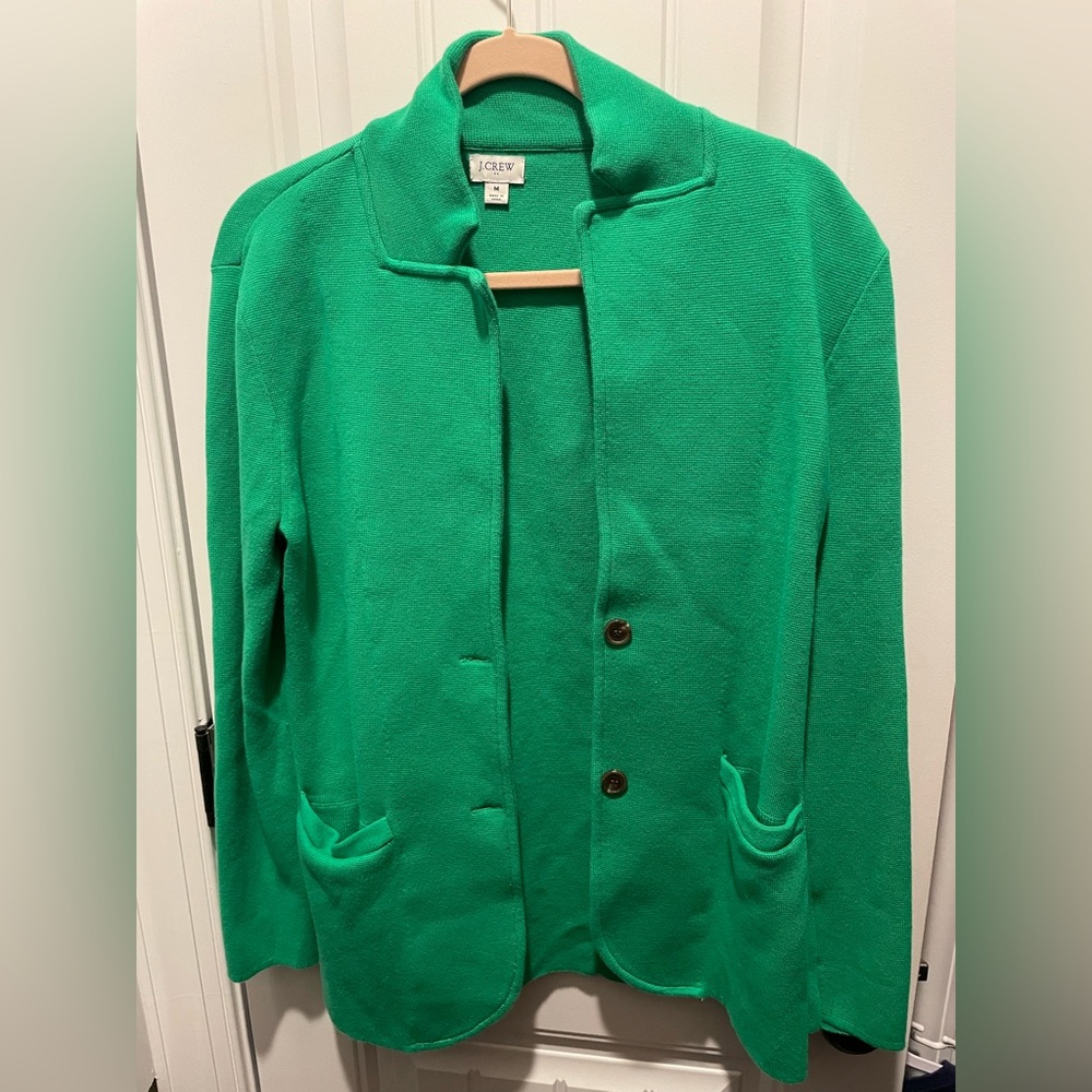 Jcrew Kelly green blazer EUC size medium